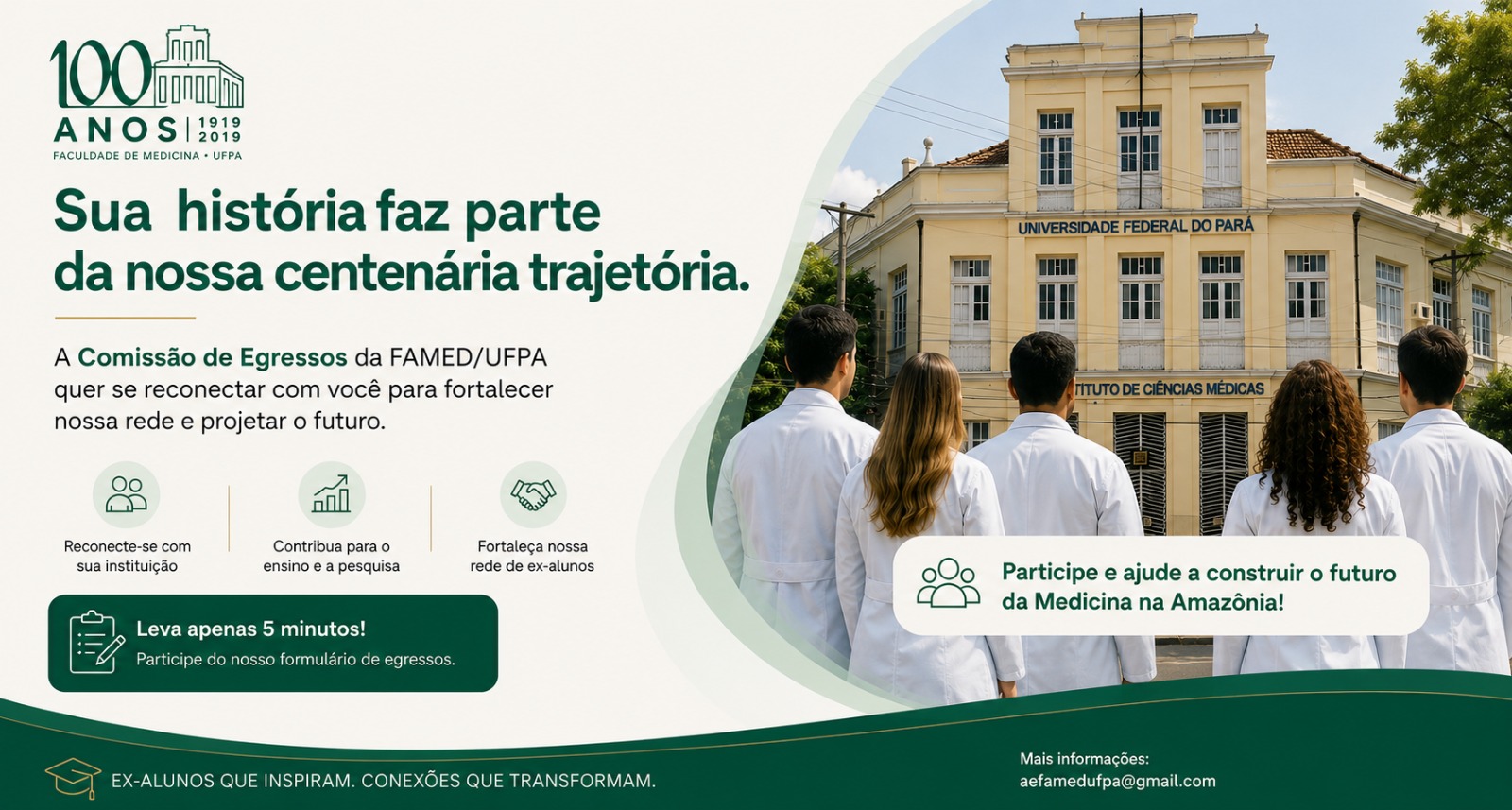 Levantamento institucional de egressos